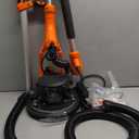 Drywall Sander, 1000W Popcorn Ceiling Removal Tool, Automatic Drywall Sander with Vacuum Dust Collection, LED Light, 6 Variable Speed 800-2200RPM,15Pcs Sanding Discs, Foldable & Extendable Handle (Orange Red)