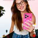 FNTCASE for iPhone 17 Pro Max Case: [Compatible with Magsafe] Translucent Matte Cases with [Full Camera Protection] [Screen Protector] Military Grade Shockproof Protective Phone Cover - Hot Pink