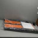 20.3 FT Telescoping Ladder, Aluminum Extension Ladder, 330 lbs Load Capacity, Multi-Purpose Collapsible Ladder for Home and Work; Orange