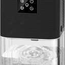 Dehumidifier,MTOX 3L/105 oz (1000 Sq Ft) Small Dehumidifiers for Rooms, Bathroom, RV, Quiet with Auto Shut-Off, Timer, 3 Modes, Removable Filter & Aromatherapy Box, 7-Color LED (Black)