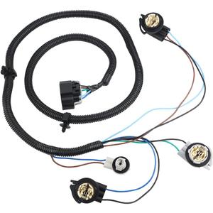 16531401 Driver Side Tail Light Wiring Harness Compatible with Chevy Silverado 1500 1500HD 2500HD 3500 2003 2004 2005 2006 2007, Tail Lamp Wire Socket Taillight Wiring Harness Kit Rear Left