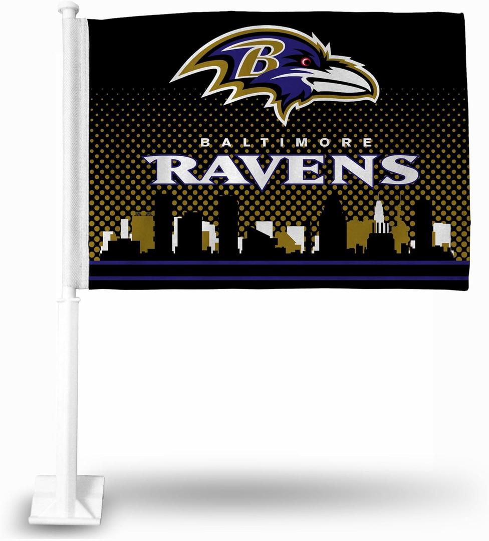 Rico Industries NFL Car Flag Double Sided Car Accessory
