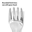 OXO Tot On-The-Go Fork and Spoon Set, Blossom | Toddler Utensils, Baby Food Utensils, Compact Travel Case, Stainless Steel, Meals On-the-Go, Baby Registry, Dishwasher Safe