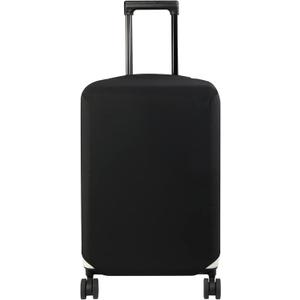 Washable Luggage Cover - Fashion Suitcase Protector Fits 18-22 Inch Luggage (Black, S)