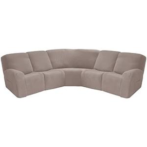 2-Seat Sectional Recliner Sofa Cover, size 27*20 in , 20*12 in. Grey