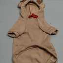 Warm Dog Winter Clothes Cute Fruit Dog Coat Hoodies Fleece Pet Dogs Costume Jacket for French Bulldog Chihuahua Ropa para Perro(Coffee,L)