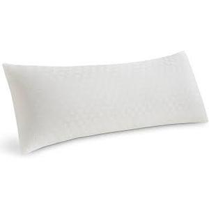 Leeden Full Body Pillow for Adults, Soft and Fluffy Long Pillow Insert, Breathable Pillow for Side Sleepers and Bed Support，20x54 Ivory White