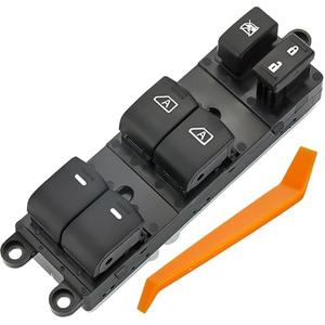 ZAPOSTS Window Switch Fits for Nissan Pathfinder 2007 2008 2009 2010 2011 2012.Control Door vidrios Master Switch.Replaces 25401-ZL10A 25401-ZL10B 25401-ZL10C.Left Driver Side