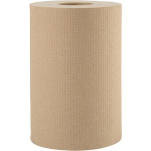 Boardwalk BWK6252 Hardwound Paper Towels, 8" x 350ft, 1-Ply Natural (Case of 12 Rolls)