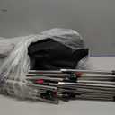 33 Inch Collapsible Travel Dog Crate for Medium Large Dogs, Portable Dog Crate 4-Door Foldable Soft Kennel with Durable Mesh Windows for Indoor & Outdoor Travel, with Storage Bag,Grey