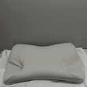 IKSTAR Cooling CPAP Pillow for Side Sleepers - Sleep Apnea Pillow for CPAP User - Reduce Air Leak/Hose Tangle/Mask Pressure - Memory Foam Neck Support Nasal Pillows Side/Back/Stomach Sleeper (Queen-22.8"L*14.9"W*(3.9"/3.7")H, Grey)