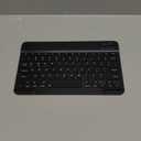 Bluetooth Keyboard for iPad, Rechargeable Slim Portable Wireless Keyboard for iPad Tablets, Compatible for All iOS/Windows/Android System Devices-Black