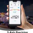 Wireless RV Leveling System - User-Friendly Phone App with Real-Time Precise Leveling Measurements, Advanced Wireless RV Level and Camper Leveling System, Included AA Batteries (3.7")