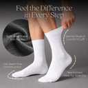 Mens Dress Socks, Business Crew, Premium Cotton Blend, Breathable, Odor Control, 5-Pack (One Size, C4)