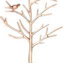 INVIKTUS Silver Birds Tree Jewelry Stand Display Earring Necklace Holder Organizer Rack Tower (Antique Bronze)