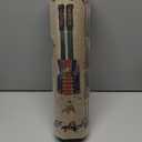 Artoid Mode Watercolor Nutcrackers Merry Christmas Decorative Kitchen Mats Set of 2, Home Party Low-Profile Kitchen Rugs - 24x35 and 24x59 Inch (Beige)