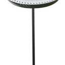 Solar Powered Bird Bath with Fountains for Hummingbirds,Stable Stylish Design with 5-Prong Base Metal Stake Plastic Bird Baths for Outside Lawn Patio Yard Garden