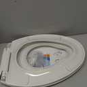 Elongated Toilet Seat With Toddler Seat,PP Material Family Toilet Seat Cover with Adult and Toddler Seat, Soft Close Design, Easy to Clean, Safe for Home Kids Potty Training (White)