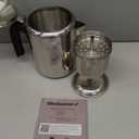 Elite Gourmet EC008 Classic Stovetop Coffee Percolator, Glass Clear Brew Progress Knob, Cool-Touch Handle, Cordless Serve, 8-Cup, Stainless Steel