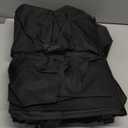 Hanging Car Trunk Organizer with Cooler, Large Pockets, Zippers Detachable Seat Back Waterproof Car Storage Trunk Organizer for Jeeps, SUVs, Black