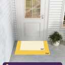 DEXI Front Door Mat Outside Entrance, 36x48 Heavy Duty Non-Slip Rubber Entry Mats, Dirt Trapping Waterproof Low-Profile Welcome Doormat for Entryway, Black Cone Nubs, 36" X 48" (Rectangular) 