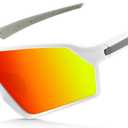 OULAIQI Lightweight UV400 Sports Sunglasses for Men&Women Cycling Running | Clear vision,No Slip,Lightweight, Durable for Baseball, Softball, Beach Volleyball, Hiking, Fishing and GolfMulti Colors