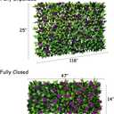 LANDGARDEN Privacy Fence Screen Artificial Leaf Faux Ivy Expandable/Stretchable Fence Cover