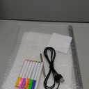 LED Note Board with Colors, 13.7"X10" Light Up Acrylic Dry Erase Board Led Drawing Board 7 Colors Message Board Night Light with 7 Markers for Birthday Party Christmas Gift