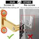 Gold Towel Bar 24 Inch, KLJKPA Towel Bar for Bathroom Wall, Stainless Steel Heavy Duty Single Bath Towel Rod