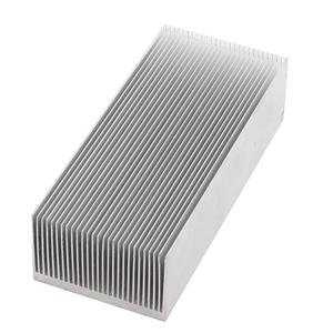 Aluminum Heat Radiator Heatsink Cooling Fan 150x69x37 mm Silver Tone