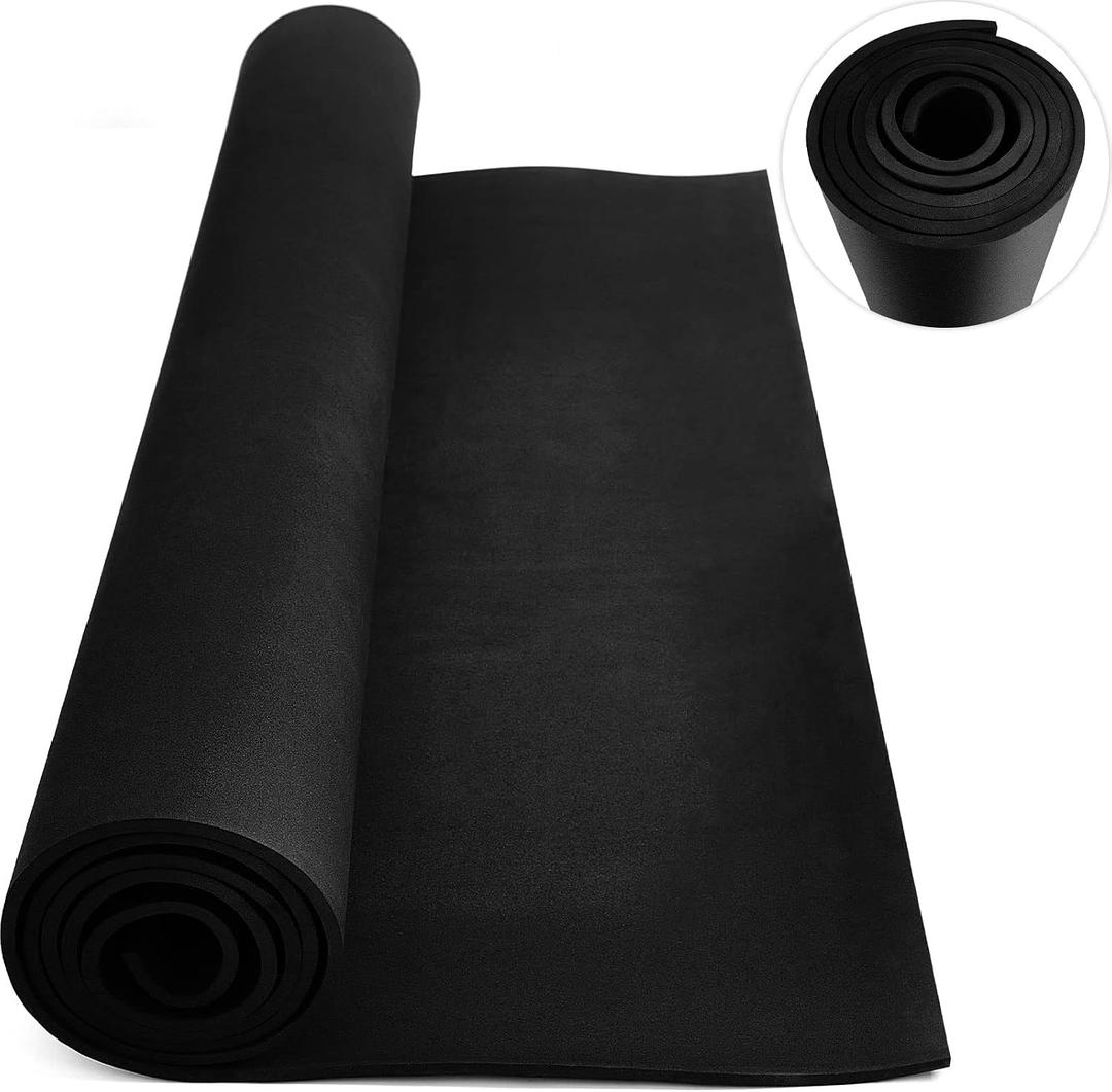 Patelai Black EVA Foam Roll 6mm Thick Large Cosplay Foam Sheets 39''x78'' for Cosplay Modeling DIY Projects Crafts Halloween Costumes High Density 85kg/m3