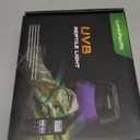 LED Reptiles Light with Remote, UVA UVB FR Lamp for Rainforest & Desert Reptiles, Ferguson Zones 1-4, Timer Switch, 10 Dimmable, for Bearded Dragon, Turtle, Frog, Snake, Plant (1 Pack)