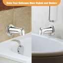 Dreyoo Tub Spout (Universal Fits 1/2" Copper Pipe, 1/2" IPS and 3/4" IPS), Bathroom Bathtub Faucet with Adapters and Hex Wrench (Chrome,Simple)