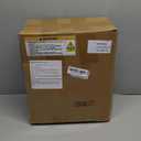 Cindeer 26 Pcs Ceramic Christmas Village Set 8 LED Christmas Village Houses 16 Xmas Trees Farmhouse 2 Lamp Post Scenes Decor White Tabletop Decoration (Classic)