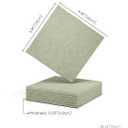 Felt Bulletin Board Tiles -28"x18" Cork Board Alternative for Office Decor, Push Pin Board Wall Organizer 6-Pack - Sage