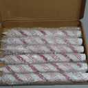 Baquler 6 Pcs Christmas Flameless Taper Candles 10.6 Inch Sea Salt Candy Cane Candles Battery Operated LED Christmas Candlesticks for Xmas Centerpiece Holiday Party Decor