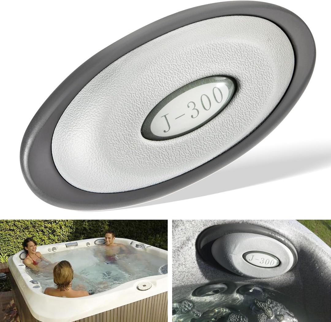 2472-824 Oval Pillow Insert + Back Mount for Jacuzzi J-300 Series Hot Tubs & Spas(2014-2018), J300 Headrest Pillow Replace 2455-263