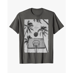 Retro Hip Hop Y2K Vintage Edgy Urban Streetwear Basketball T-Shirt L