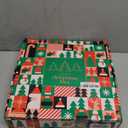 5FT Pop Up Christmas Tinsel Tree with 2 Modes 50 LED Lights and Colorful Sequins Ornaments, Easy-Assemble and Store for Xmas Home Holiday Fireplace Party Decorations