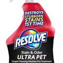 Resolve Ultra Pet Carpet Cleaner Spray  for Removal of Pet Stains & Odors, 32oz (32 Ounce (Pack of 1))