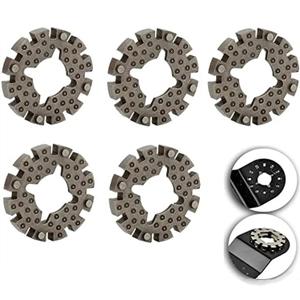 5pcs Adapters for Rockwell Sonicrafter Oscillating Tool Saw Blades - Universal Shank Converter for Star Lock Saw Blades -Multi Master Power Tool Woodworking Accessory for Enhanced (Not for M-Akita)