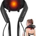 MASGRE Shiatsu Back and Neck Massager, Cordless Shoulder Massager with Heat, Electric Deep Tissue 3D Kneading Massage Pillow for Shoulder, Leg, Body Muscle Pain Relief, Gifts for Men Women
