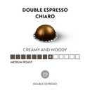 Nespresso Capsules Vertuo, Double Espresso Chiaro, Medium Roast Espresso Coffee, 30-Count Coffee Pods, Brews 2.7oz. (EXP 04/30/27)