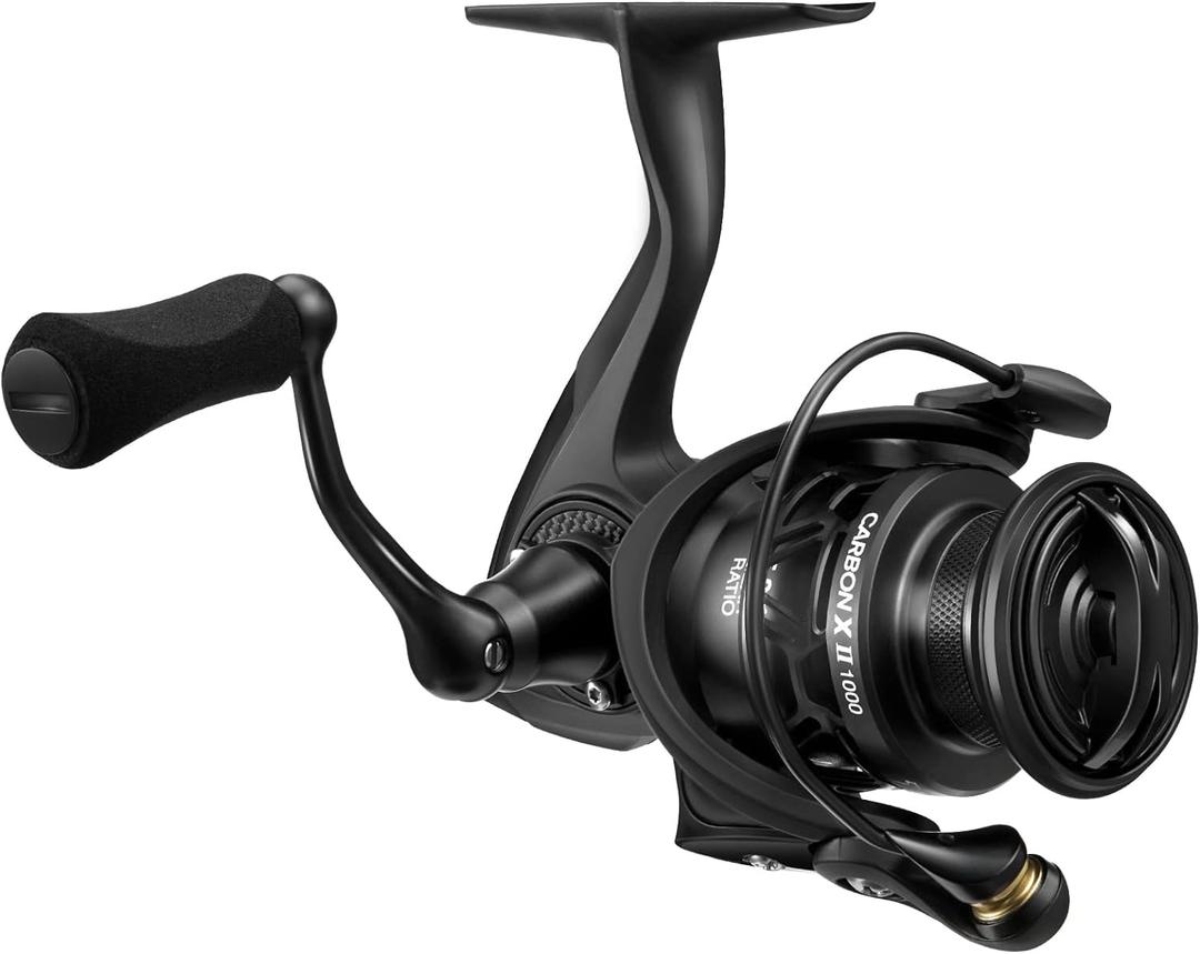 Piscifun Carbon X II Spinning Reels, Light to 5.5oz, Upgrade Carbon Frame Rotor, 22LBs Max Drag, 10+1 Shielded BB, 6.2:1/5.2:1, Smooth Powerful Freshwater Saltwater Spinning Fishing Reel