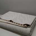 Moynesa Striped Border Easy Jute Outdoor Rug 8x10, Washable Indoor Outdoor Patio Area Rugs for Living Room Non Slip, Modern Classic Farmhouse Carpet for Dining Room Table, Black