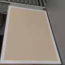 36''x24'' Inch Linen Cork Bulletin Board with Frame, Decorative Pin Board for Office Home and School Wall Decor