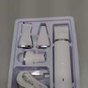 Dog Clippers Grooming Kit Hair Clipper-Low Noise Paw Trimmer- Rechargeable - Cordless Quiet Nail Grinder Shaver for Cats and Other Pets (White)