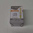E12 8W Candelabra led Light Bulbs,100W Equivalent Dimmable LED Chandelier Light Bulbs,e12 led Bulb 4000K Daylight White 800lm LED Filament Vintage Candle Bulb with Decorative, 4.85in, 4Pack
