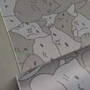 aportt White Kawaii Cats Gaming Mouse Pad XL Cute Anime Kittens Japanese Extended Big Large Desk Mat Non-Slip Rubber Base Stitched Edge Long Keyboard Mousepad for PC Computer Laptop,31.511.8 Inches