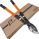Loppers for Tree Trimming Heavy Duty, 26-40 Inch Handle Telescopic Tree Trimmer, Sync Drive Leverage Pruner, 2 Inch Branch Cutter